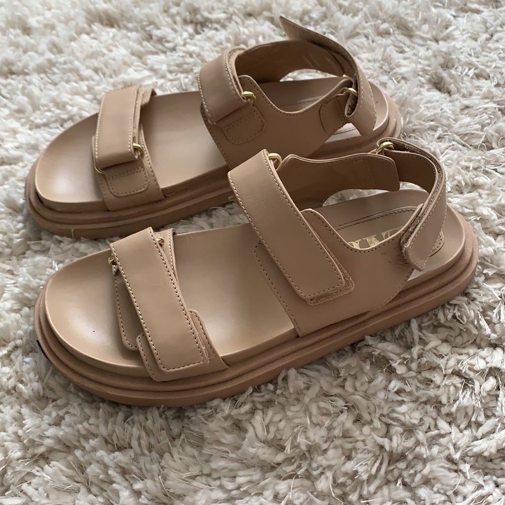 ZARA chunky leather sandals